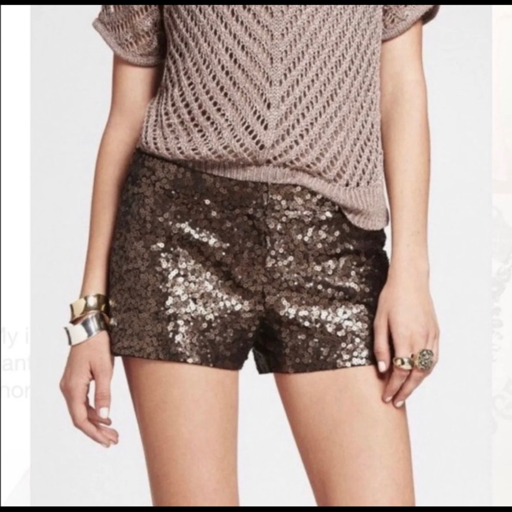 Express Sequin Short Shorts